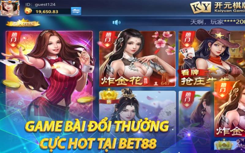 Giới thiệu thiên đường game bài Bet88